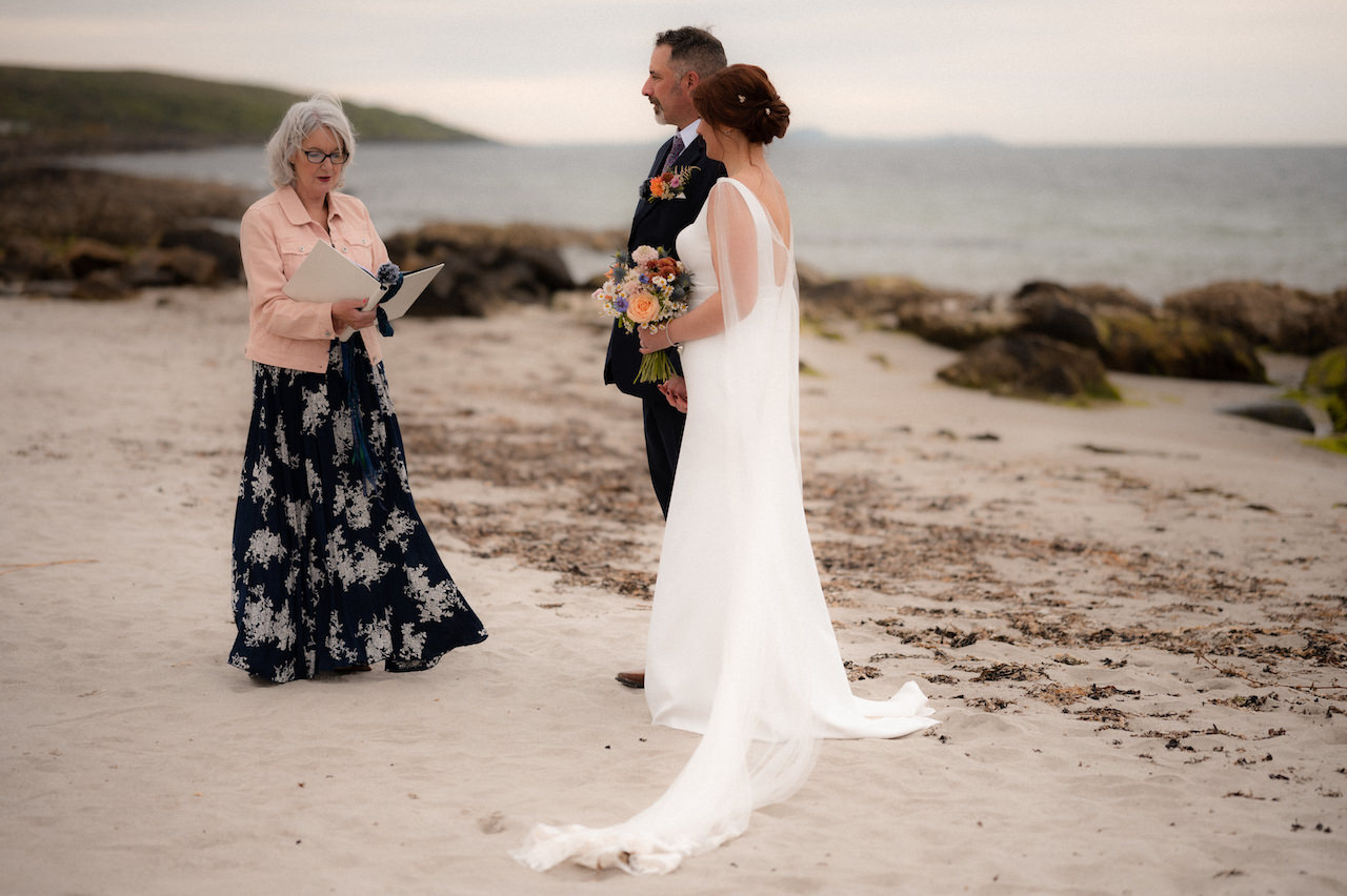 Crear - One of a kind Wedding Venue in Scotland 4 Crear Wedding Photography Beach Ceremony