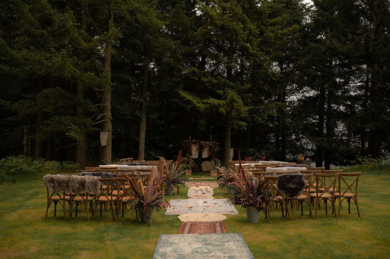 Cardney Steading Woodland Wedding
