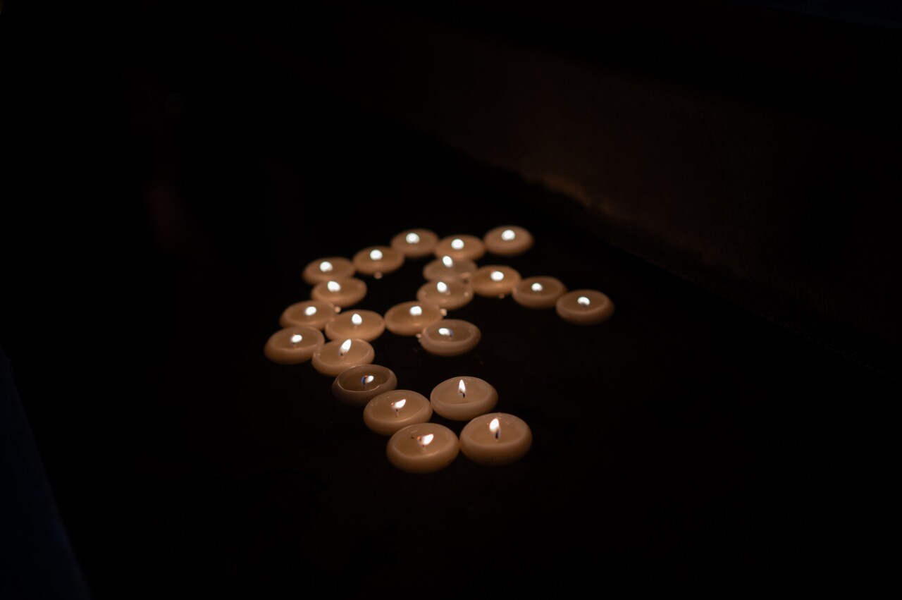 The Byre at Inchyra Wedding Venue 38 The Byre at Inchyra Floating Candles
