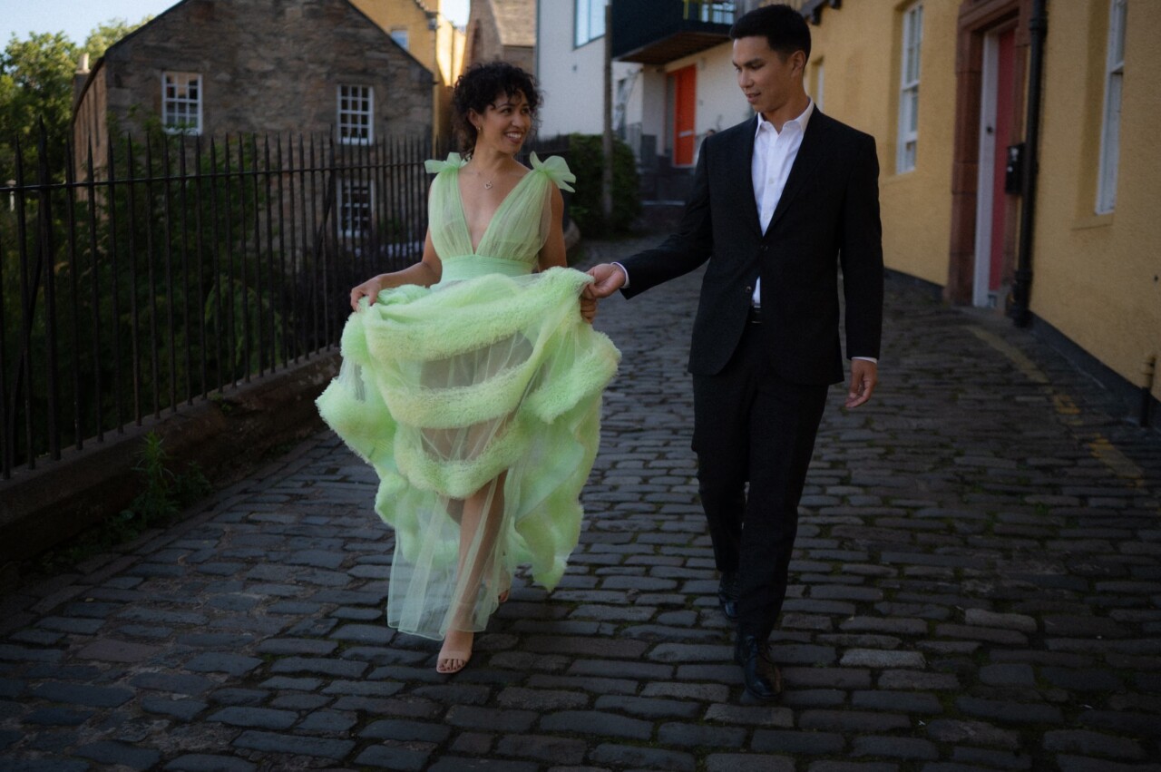 Elopement photography locations in Edinburgh