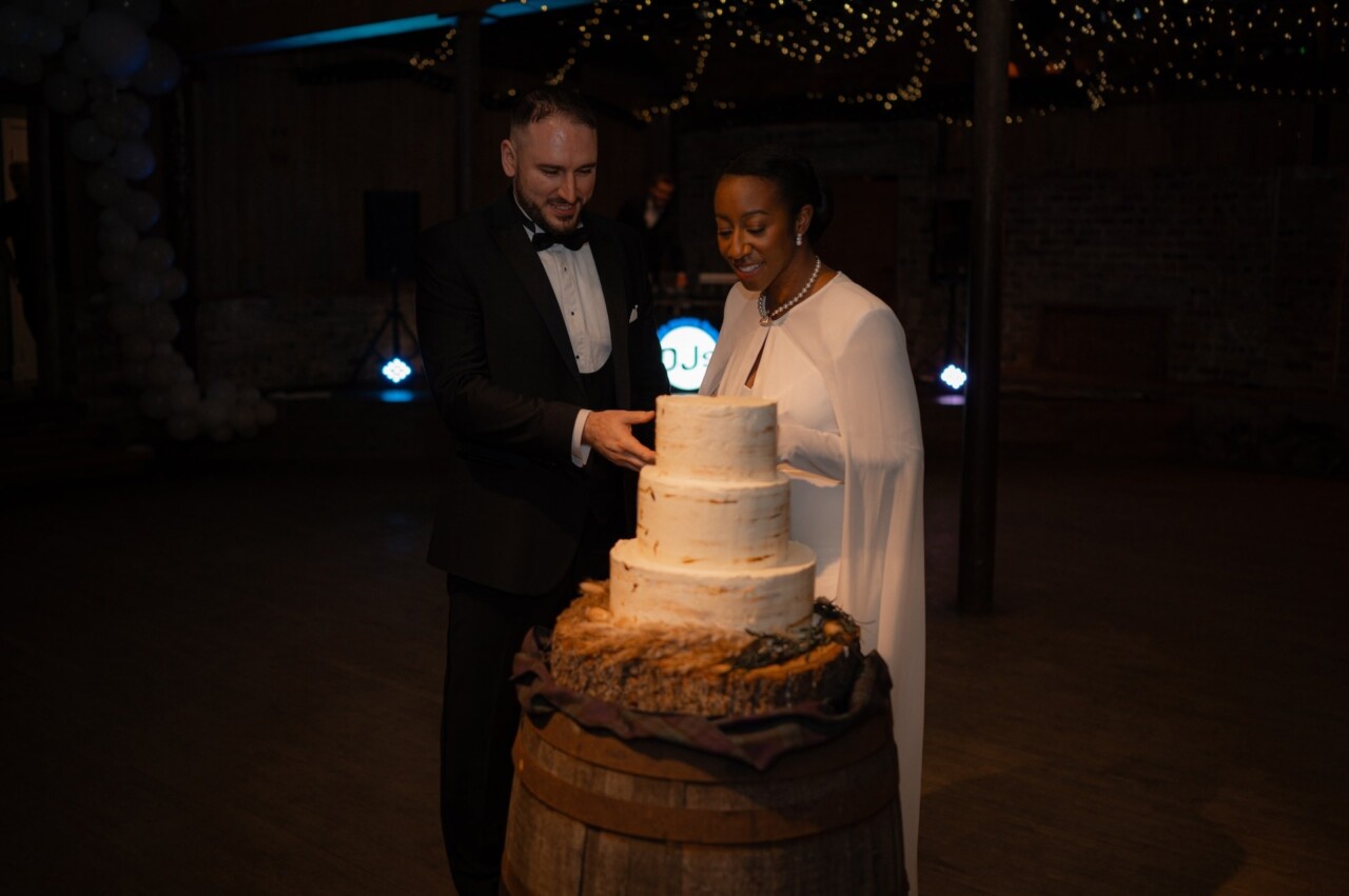 The Byre at Inchyra Wedding Venue 108 The Byre at Inchyra Cake Cutting