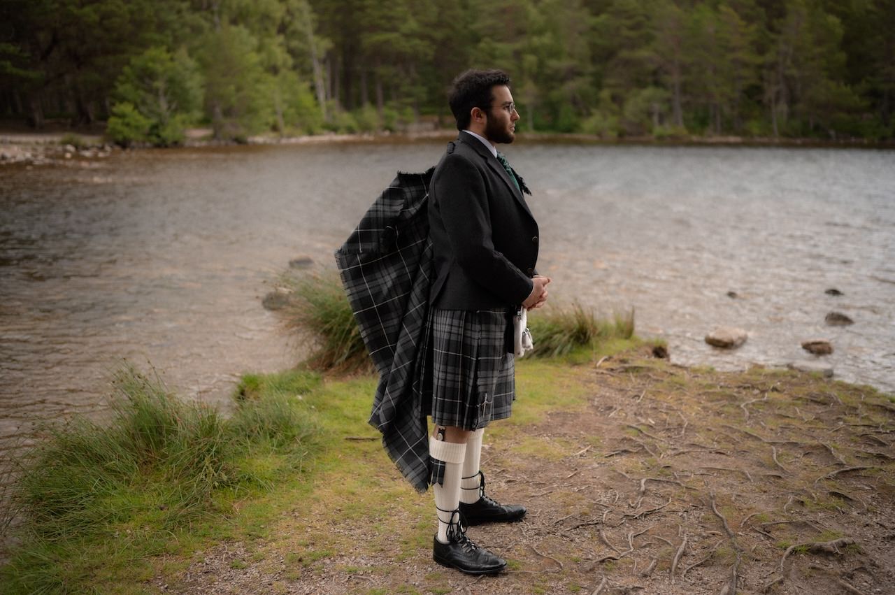 A Loch an Eilein Intimate Wedding 4 Loch an Eilein Wedding Ceremony
