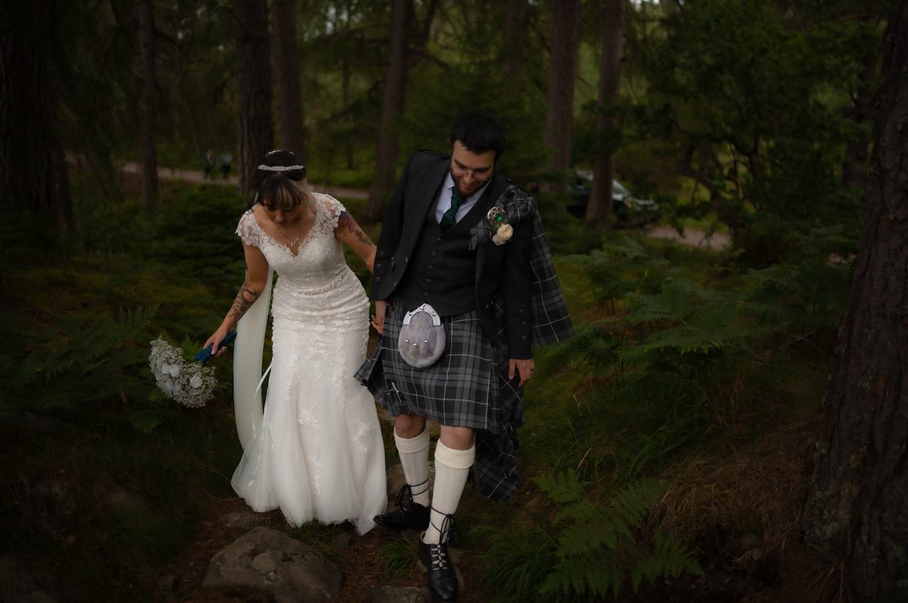 A Loch an Eilein Intimate Wedding 20 Wedding in Cairngorms Scotland