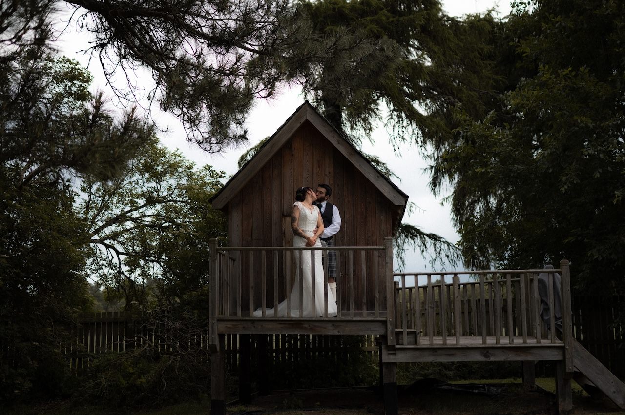 A Loch an Eilein Intimate Wedding 33 Scottish Wedding Bride and Groom Portrait session