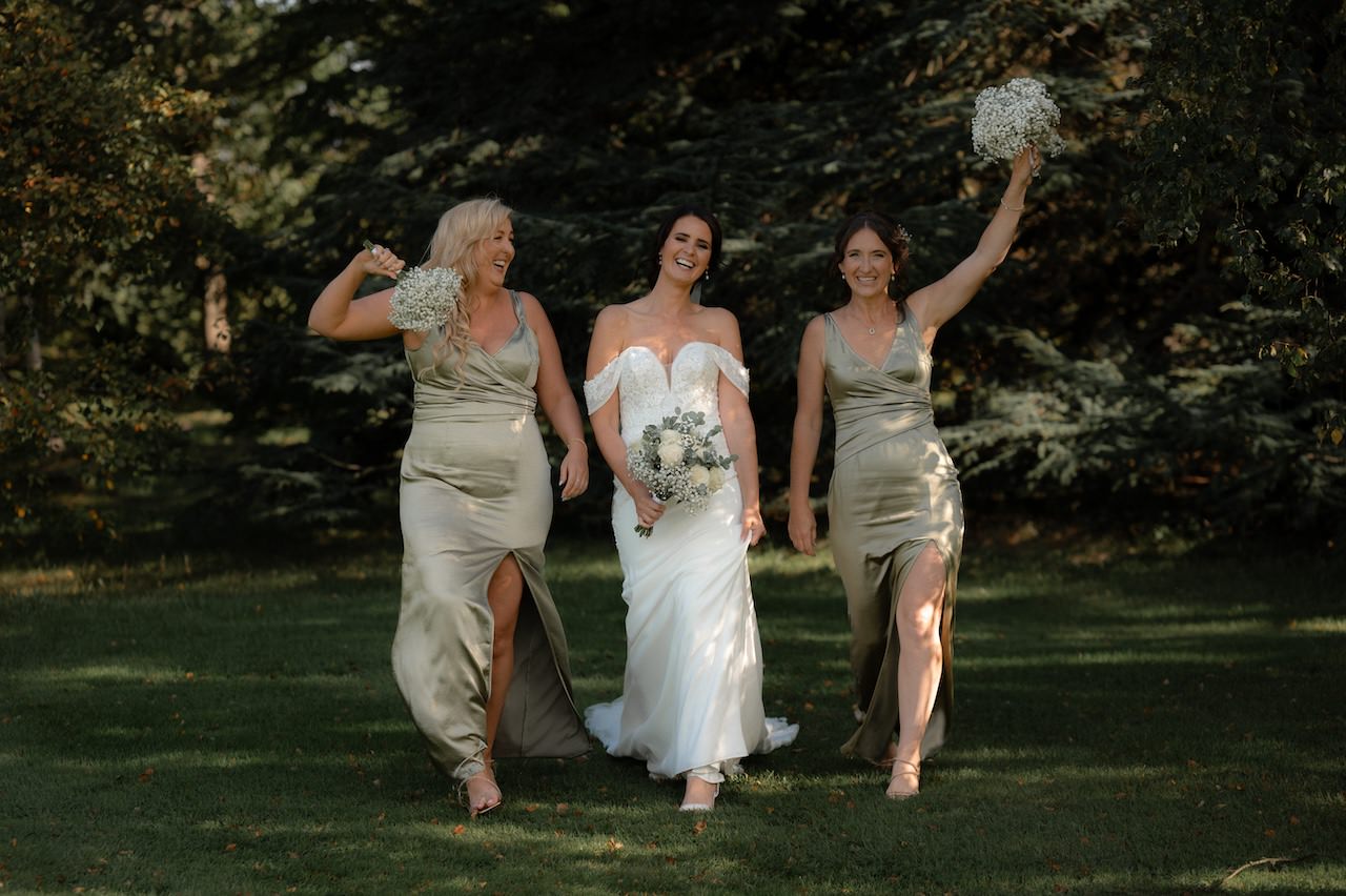 The Big Fat Scottish Wedding in Highlands 28 Bridal Party Fun Wedding Photography Scotland