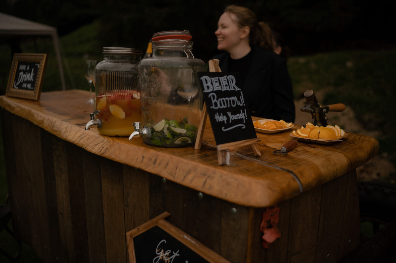 Budget Friendly City Wedding in Glasgow 6 Hidden Gardens Glasgow Wedding Ceremony