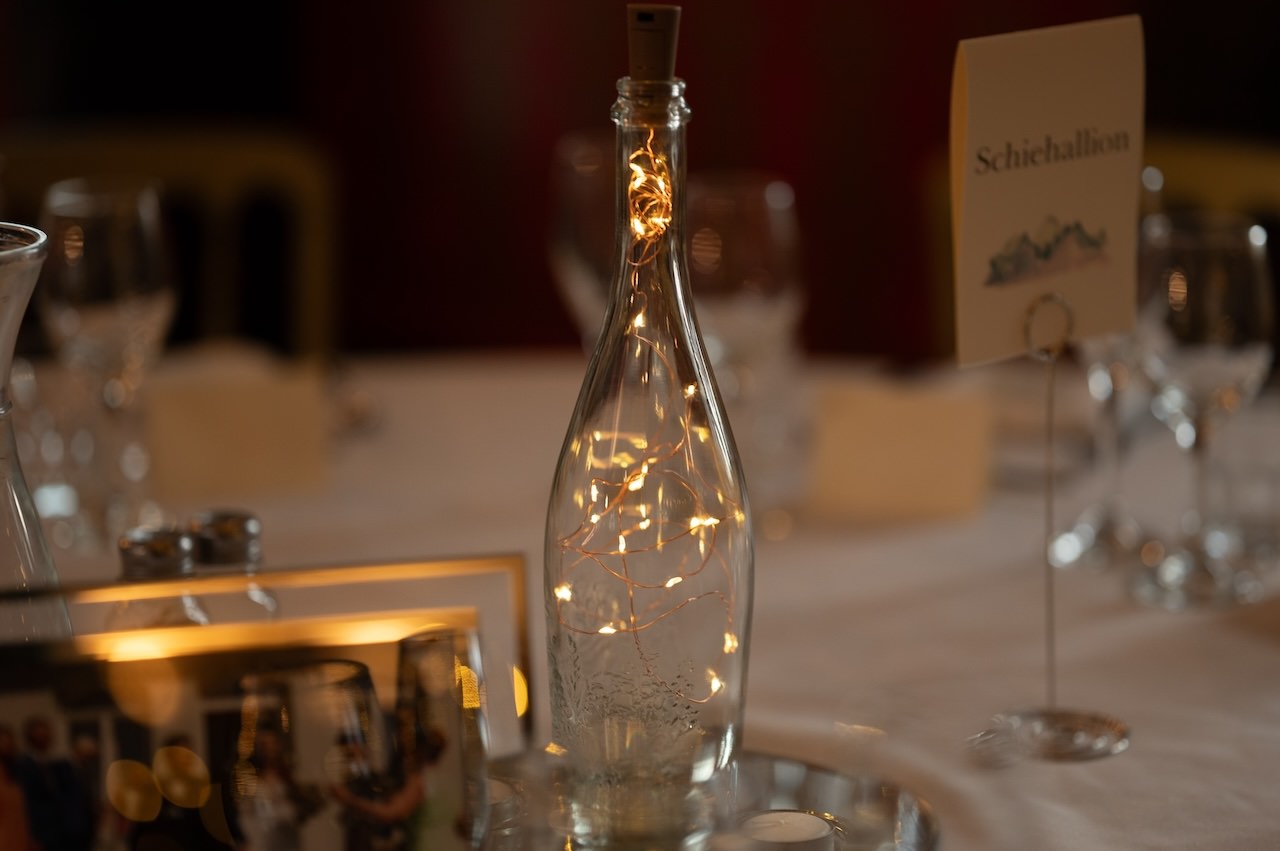Budget Friendly City Wedding in Glasgow 11 DIY Wedding Ideas Fairy Lights