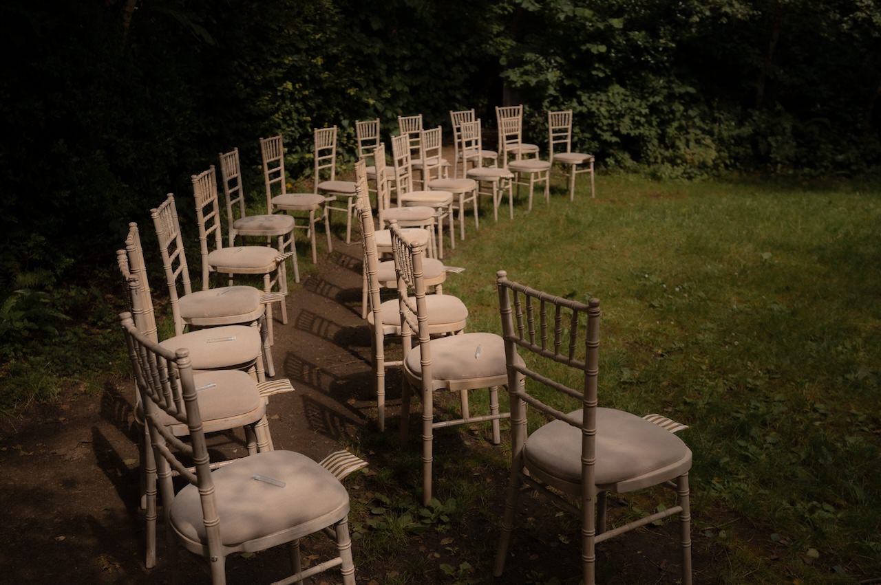 Budget Friendly City Wedding in Glasgow 1 Hidden Gardens Glasgow Wedding Ceremony