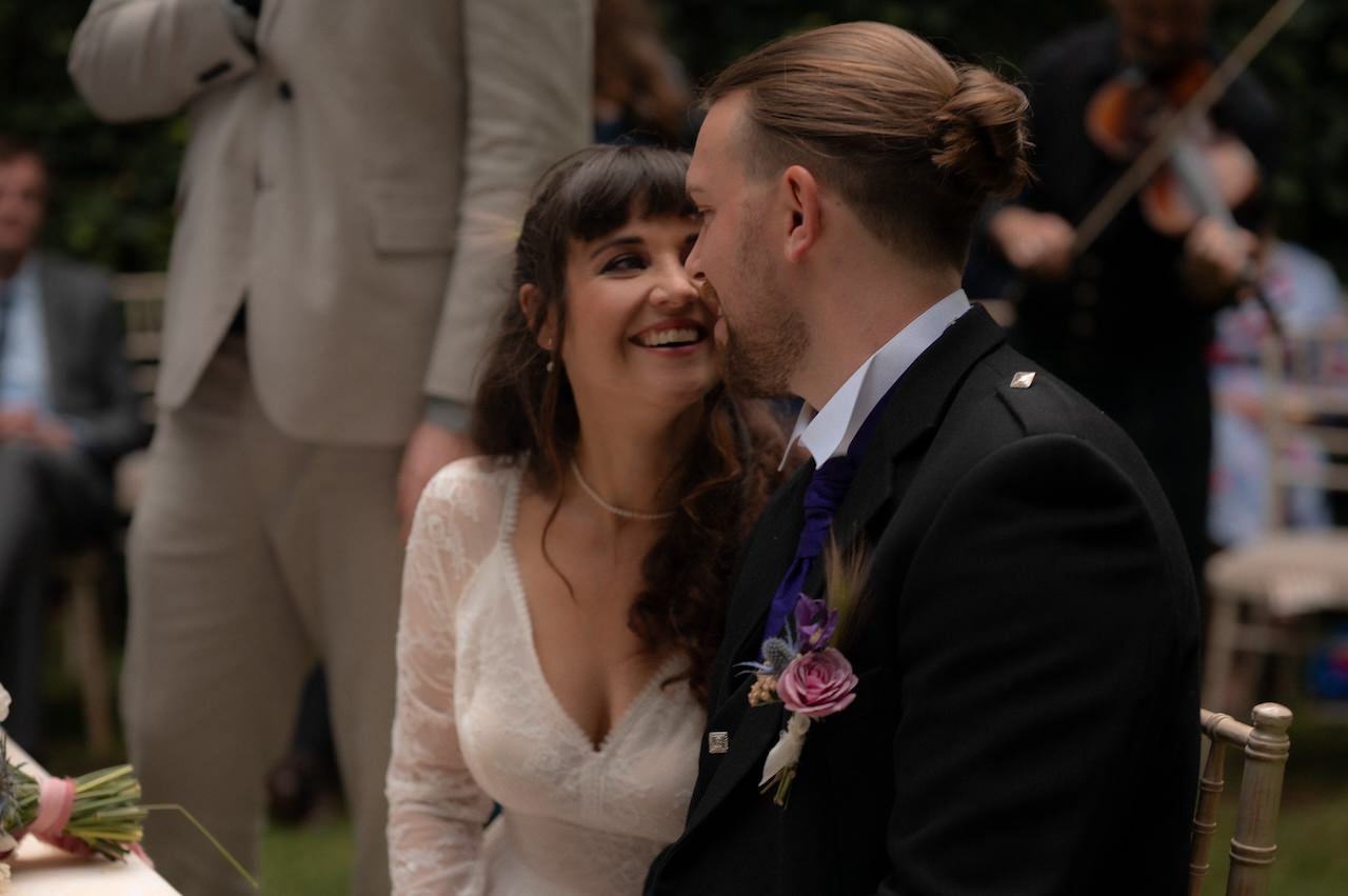 Budget Friendly City Wedding in Glasgow 5 Hidden Gardens Glasgow Wedding Ceremony