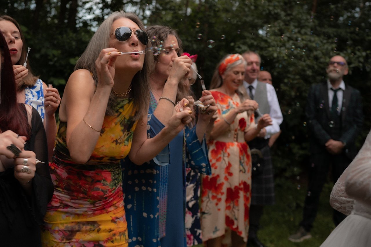 Budget Friendly City Wedding in Glasgow 9 DIY Wedding Ideas Bubbles