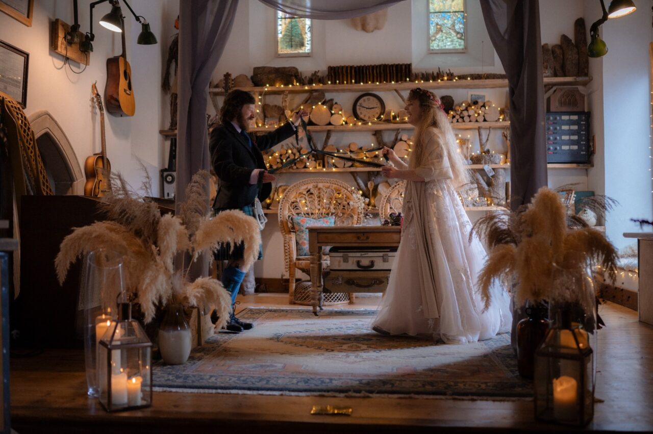 Scottish Wedding Tie the Knot Ceremony Tradition