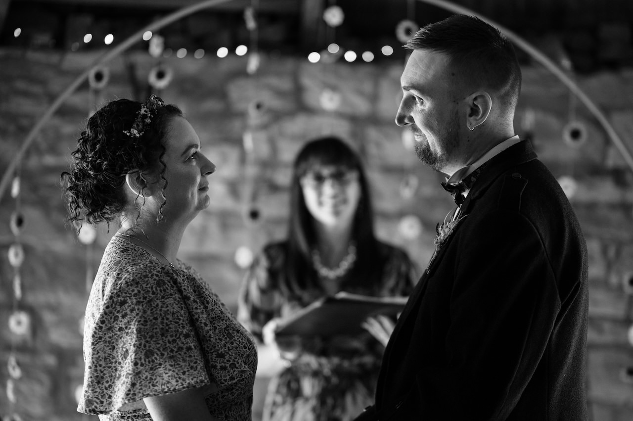 Harburn Barn Wedding Ceremony