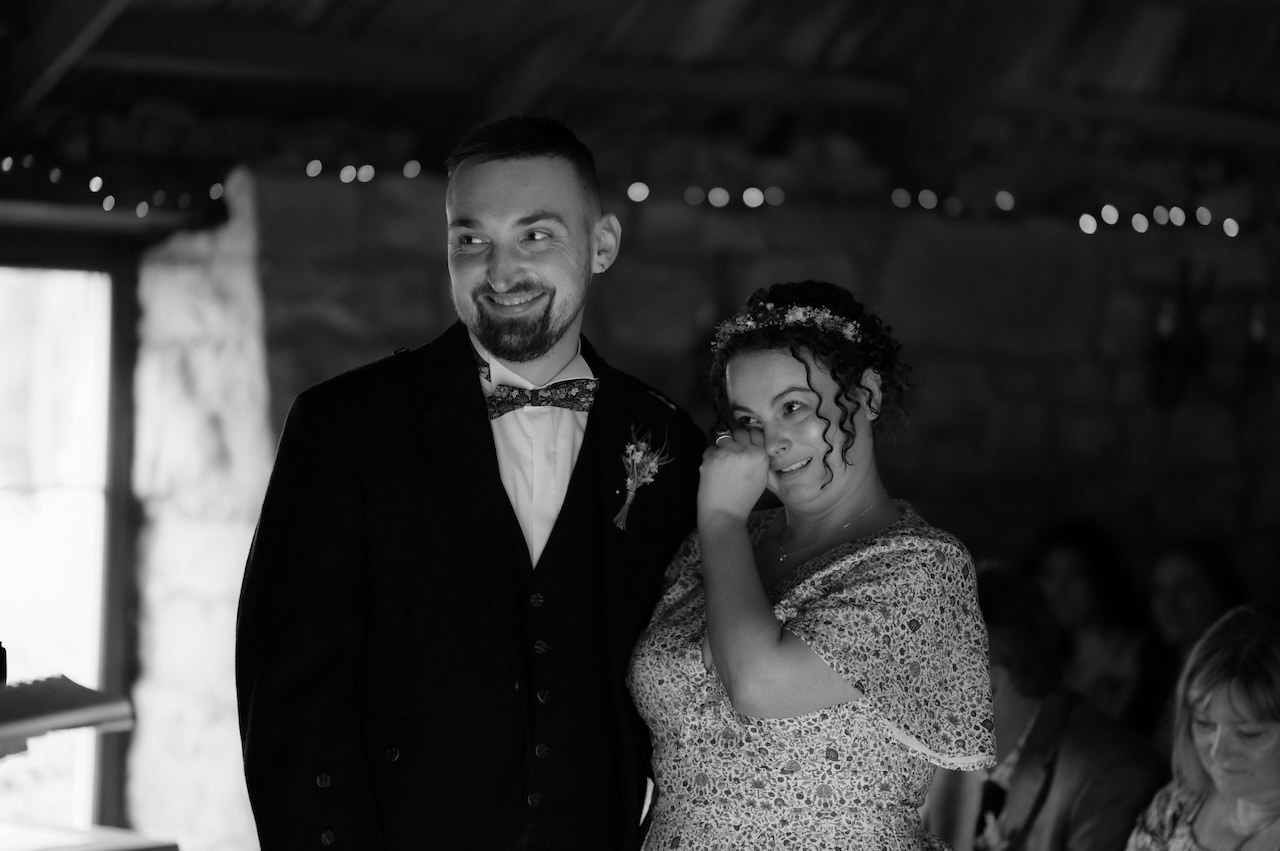 Harburn Barn Wedding Ceremony