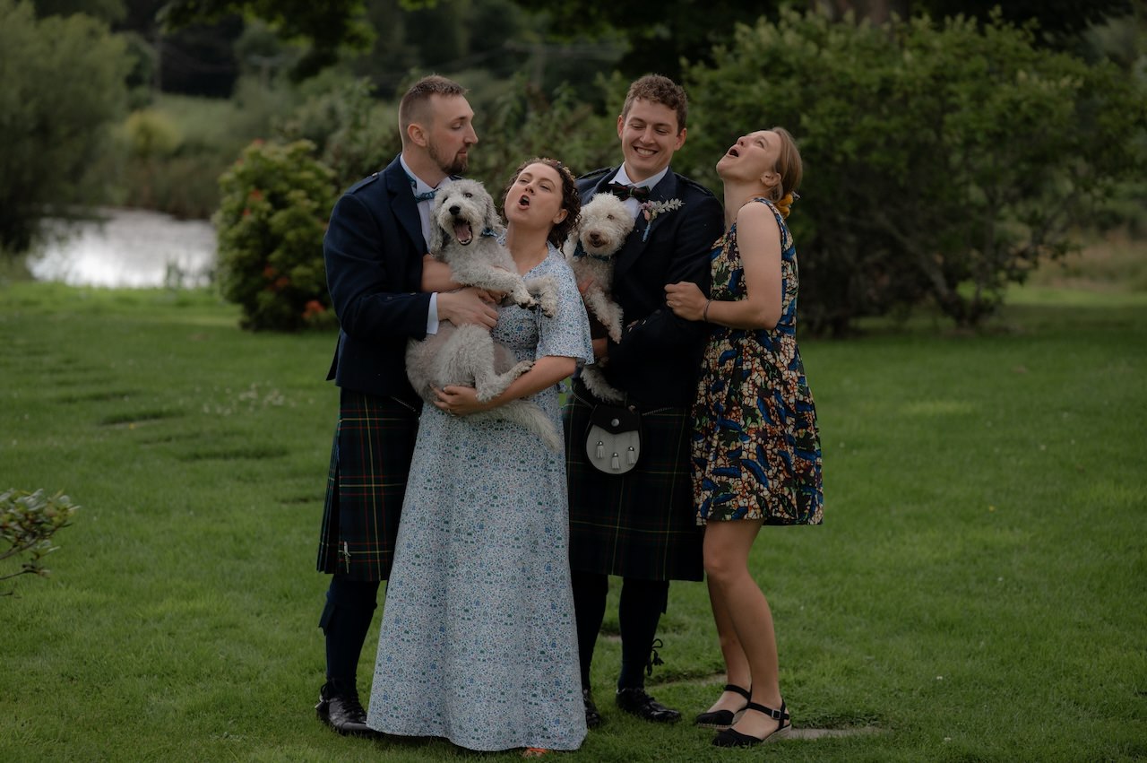 Harburn Barn Wedding Portraits