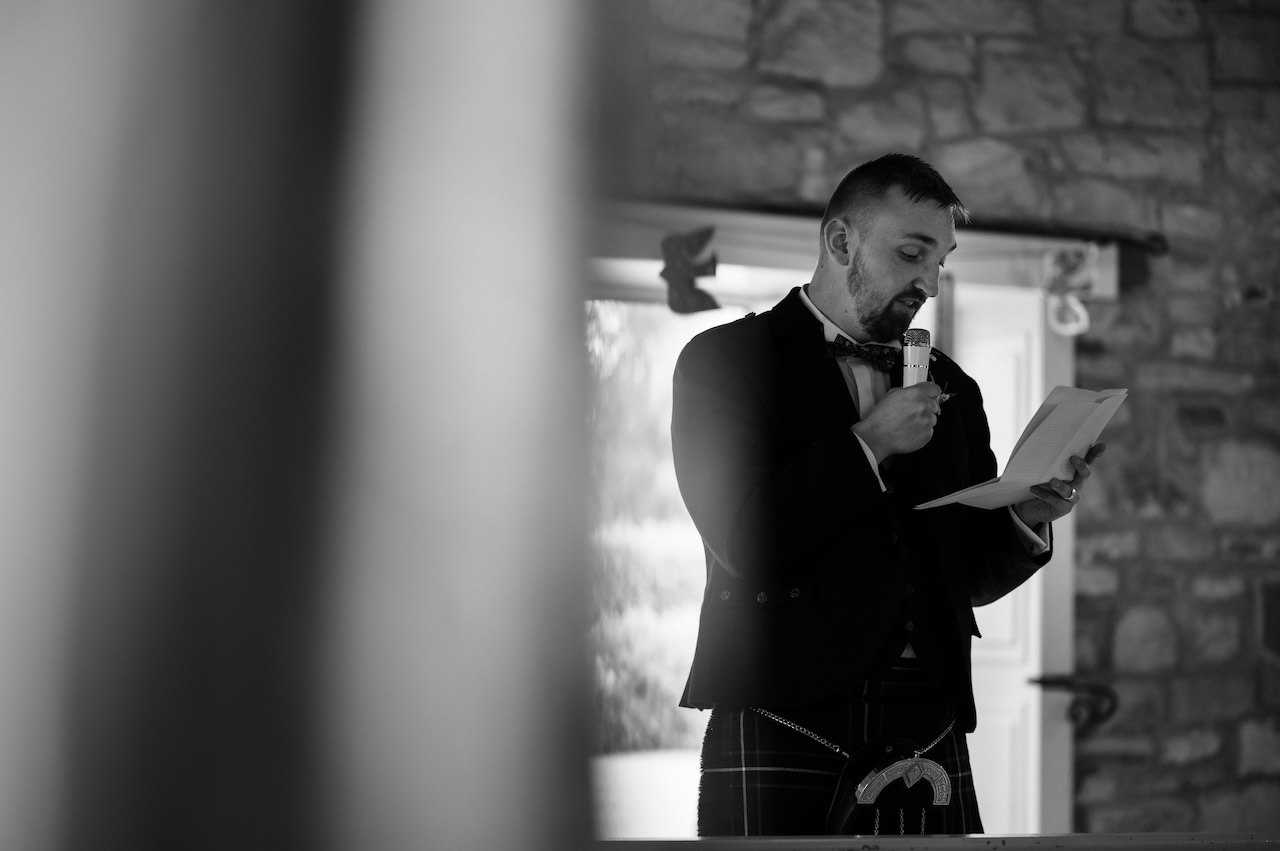 Harburn Barn Groom Speech