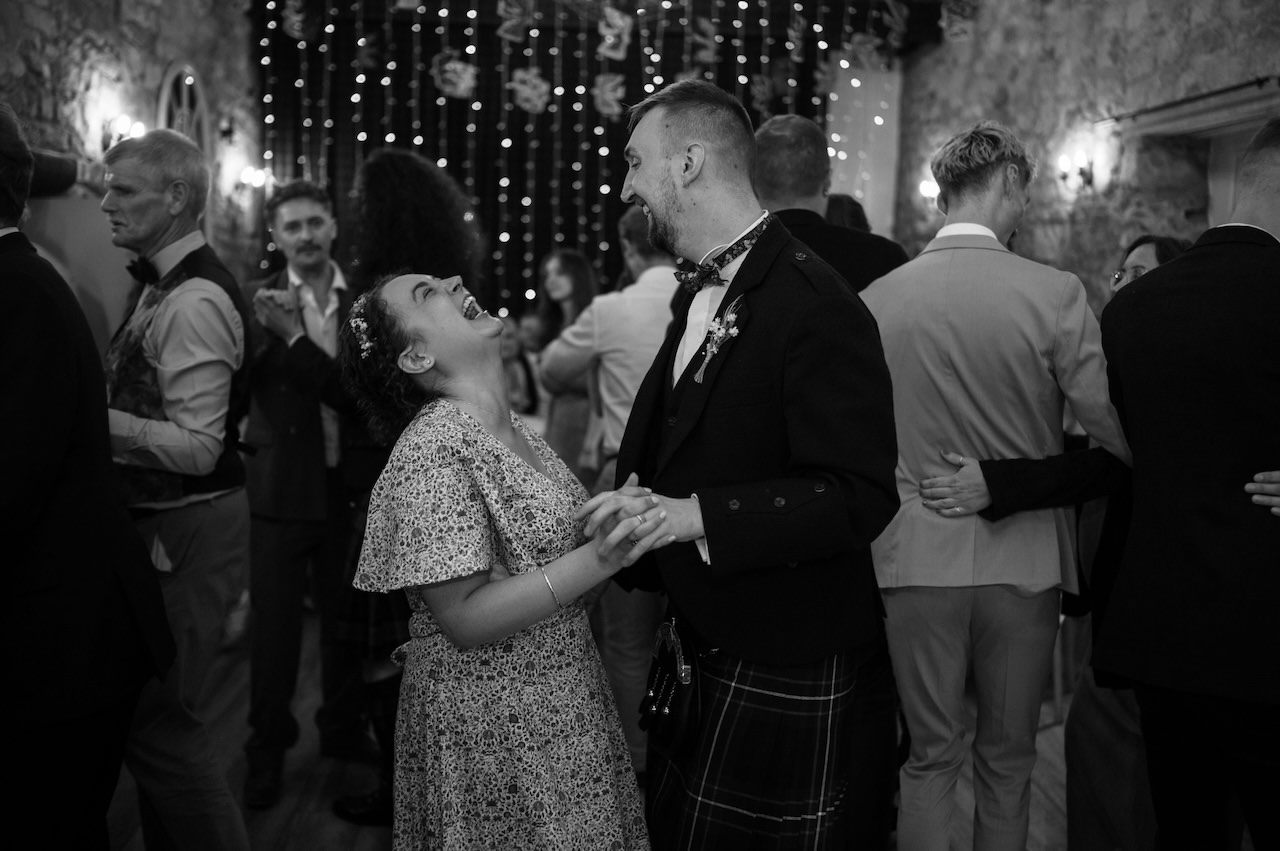 Harburn Barn Bride And Groom Ceilidh Dances