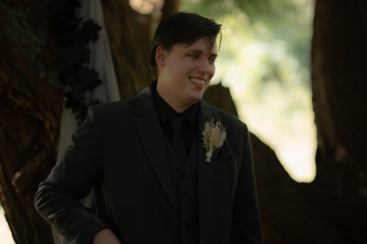 Gothic Elopement Wedding in the Highlands - Ivy & Daniel 18 Gothic Style Elopement The Groom