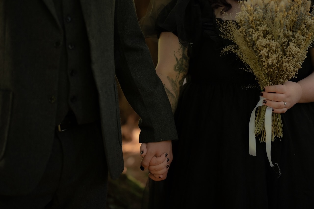 Gothic Elopement Wedding in the Highlands - Ivy & Daniel 20 Gothic Style Elopement Wedding in Highlands