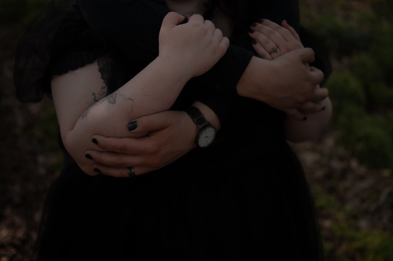 Gothic Elopement Wedding in the Highlands - Ivy & Daniel 36 St Mary's Wedding Space Goth Elopement in Highlands