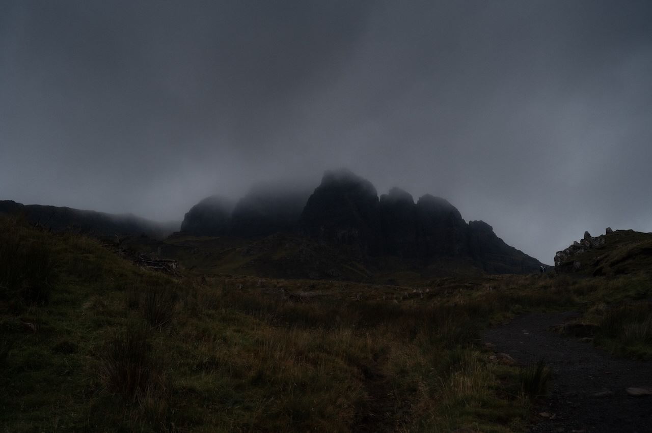Isle of Skye Adventure Session - Maggie & Kyle 1 Old Man Storr Adventure Couple Session