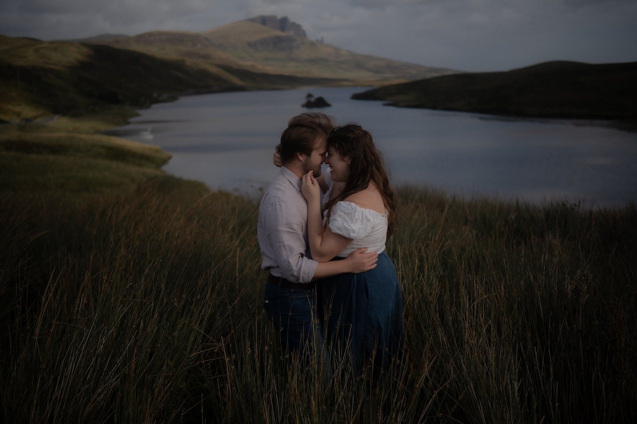 Isle of Skye Adventure Session - Maggie & Kyle 22 Loch Fada Couple Adventure Session
