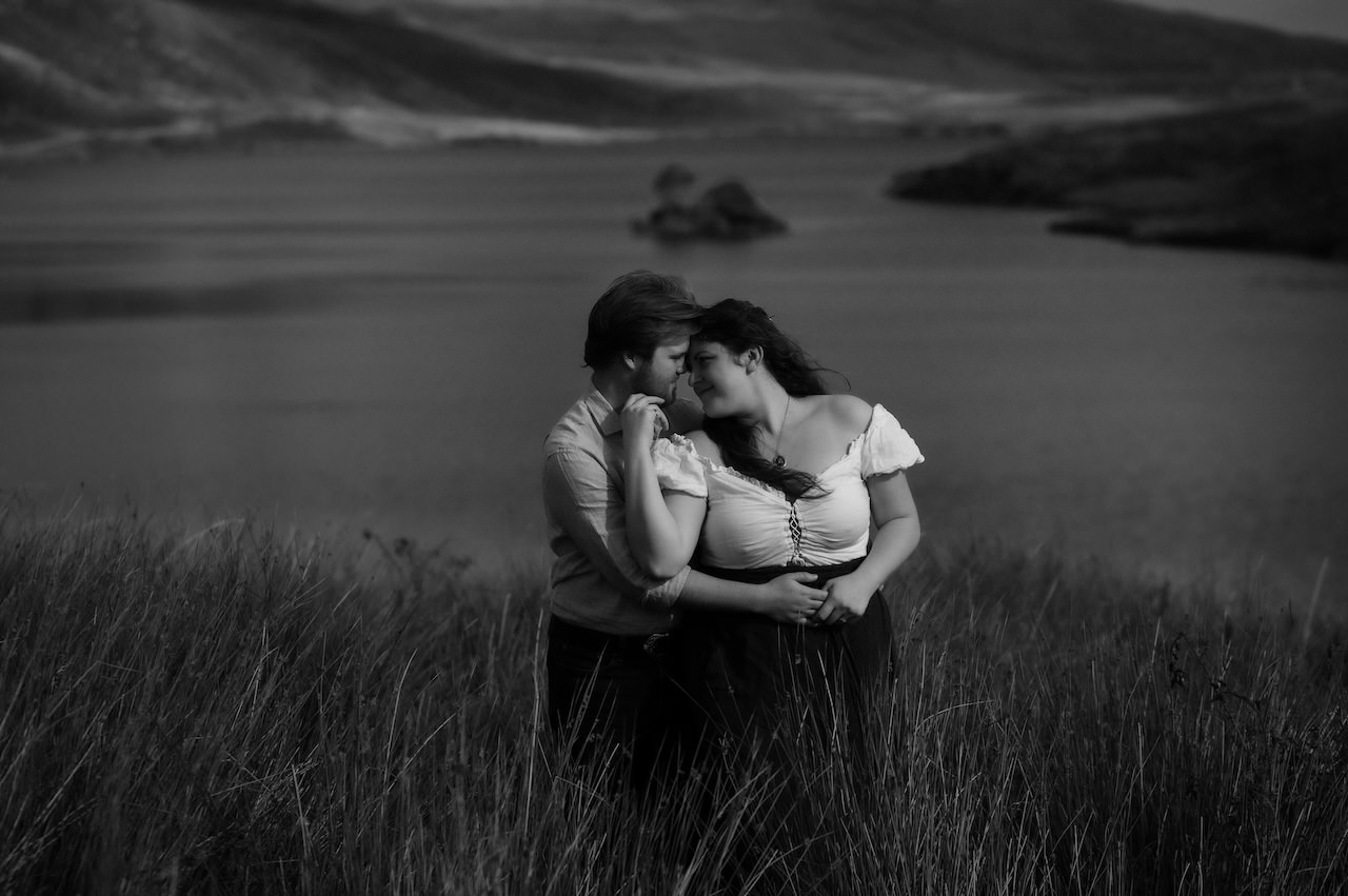 Isle of Skye Adventure Session - Maggie & Kyle 24 Loch Fada Couple Adventure Session