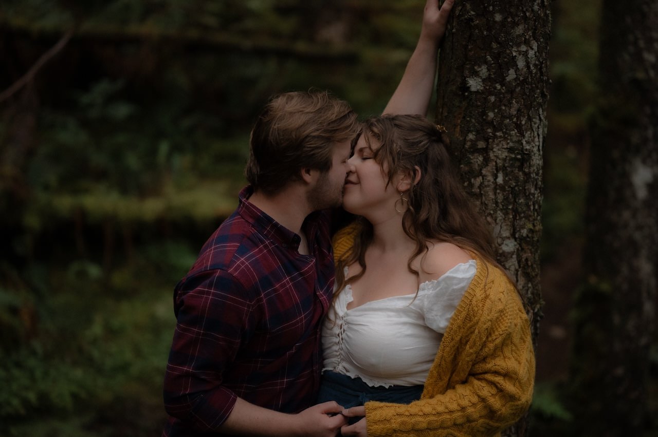 Isle of Skye Adventure Session - Maggie & Kyle 35 Woodland Love Stories