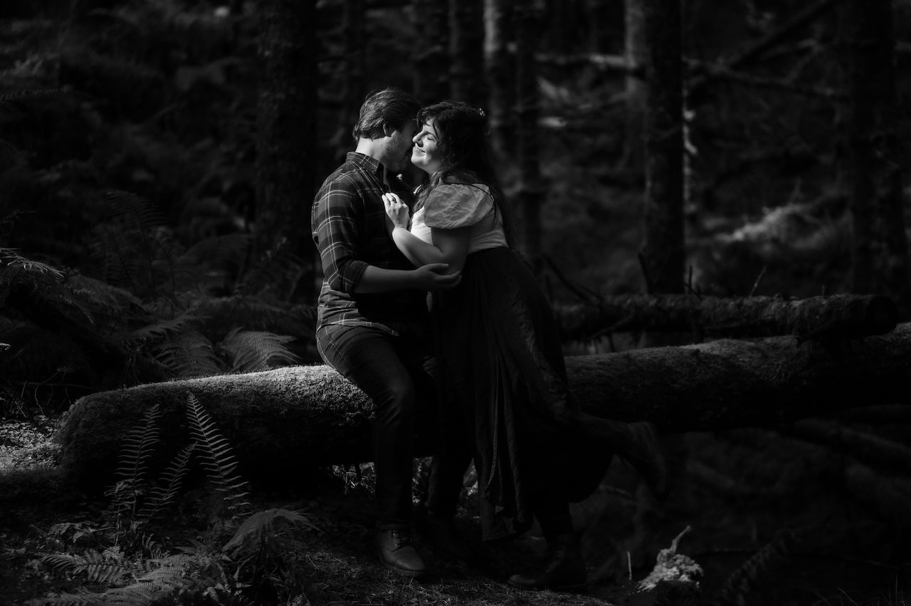 Isle of Skye Adventure Session - Maggie & Kyle 37 Isle of Skye Woodland Adventure Session