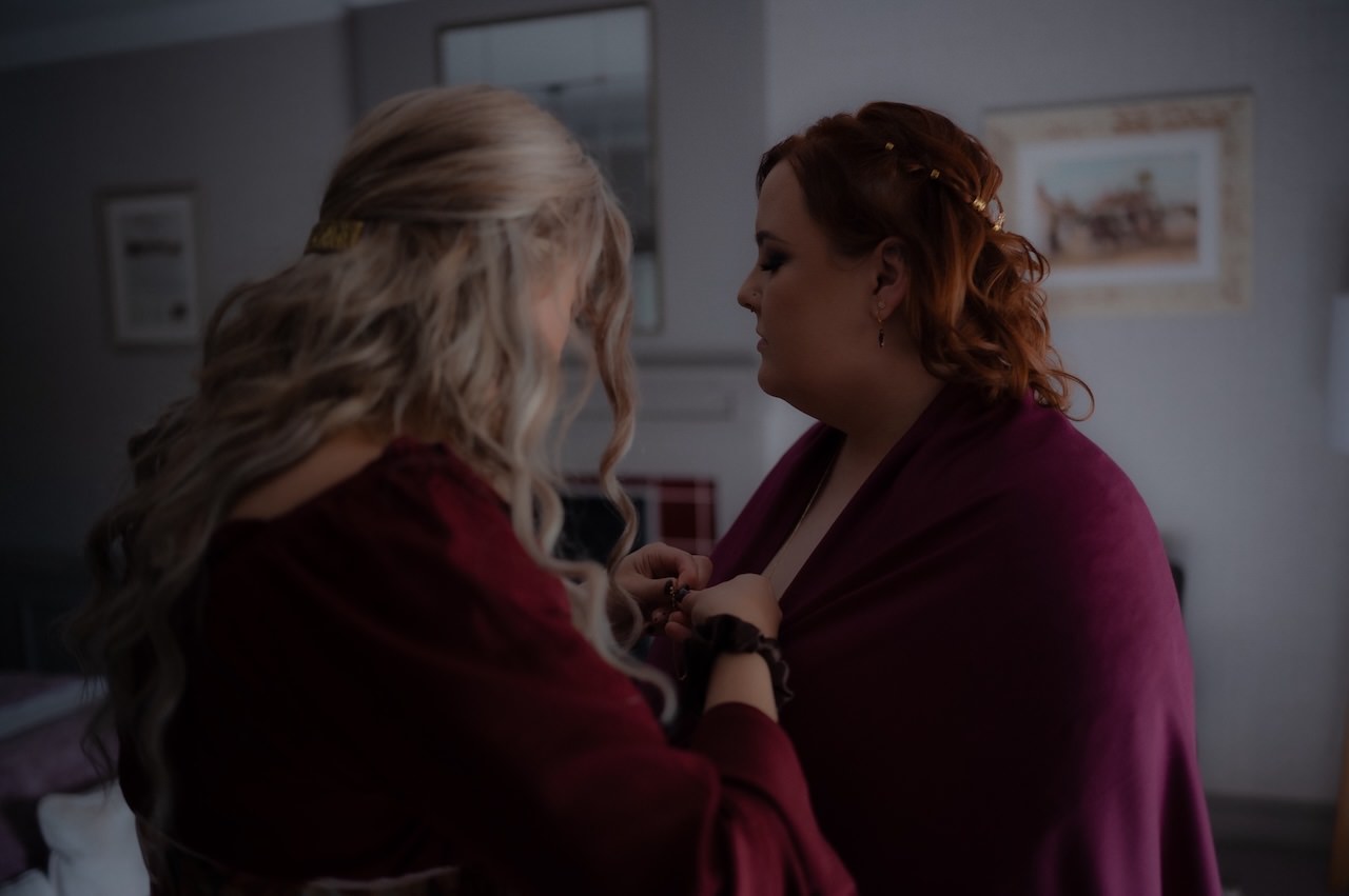 Gretna Green Elopement - Melissa & Sam 6 Gretna Green Elopement Bride Getting Ready