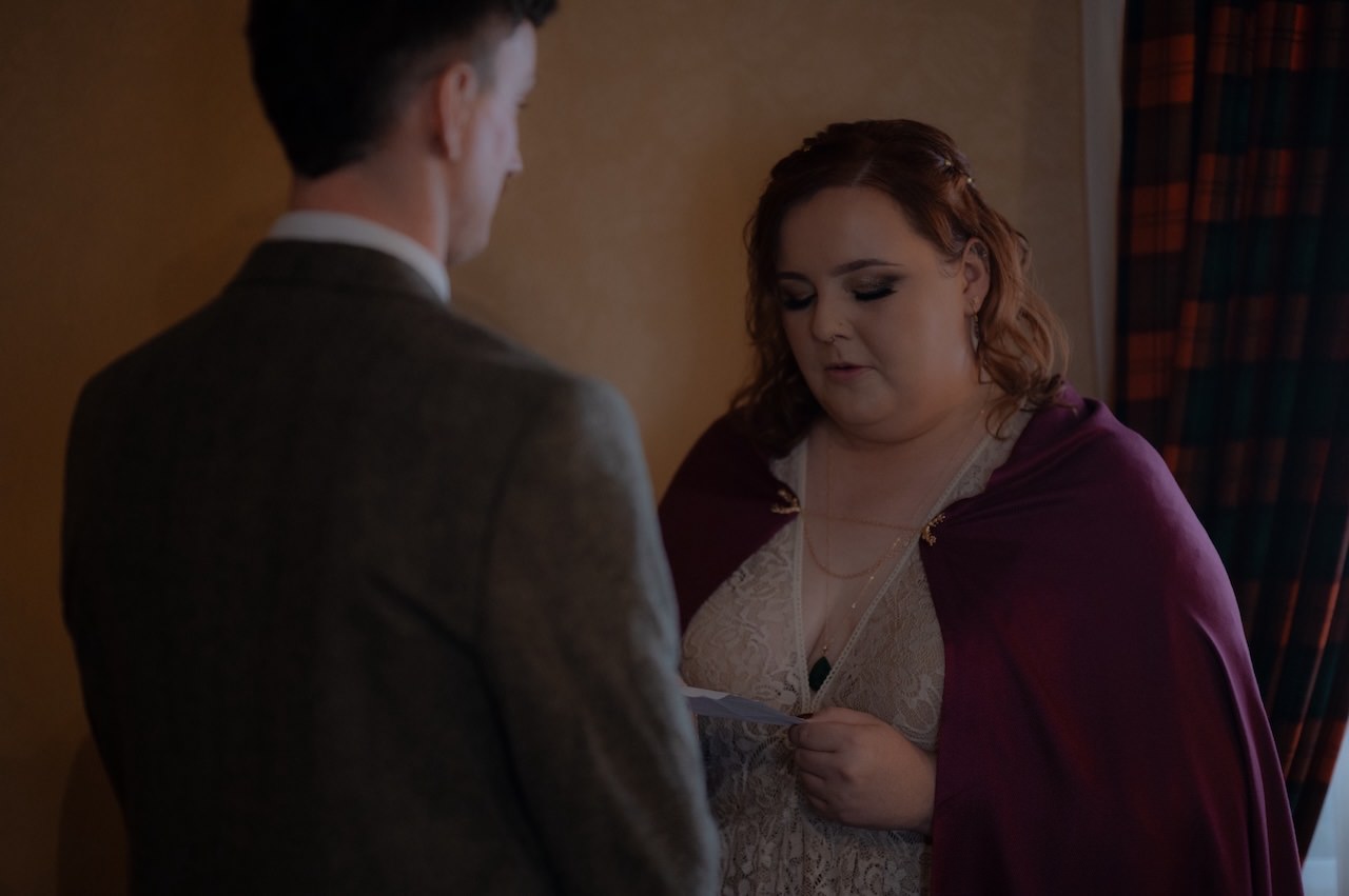 Gretna Green Elopement - Melissa & Sam 14 Gretna Green Elopement Ceremony Vows