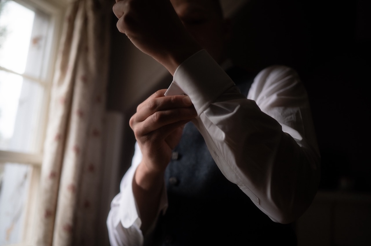 Perthshire Barn Wedding Venues - The Byre at Inchyra 7 The Byre at Inchyra The Groom Morning