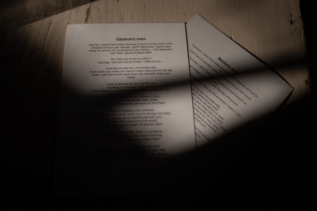 Perthshire Barn Wedding Venues - The Byre at Inchyra 11 The Byre at Inchyra Wedding Vows