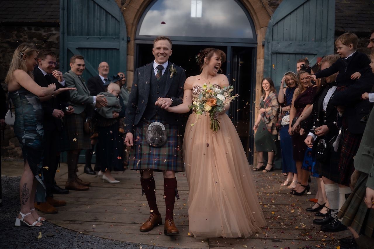 Perthshire Barn Wedding Venues - The Byre at Inchyra 27 The Byre at Inchyra Wedding Confetti