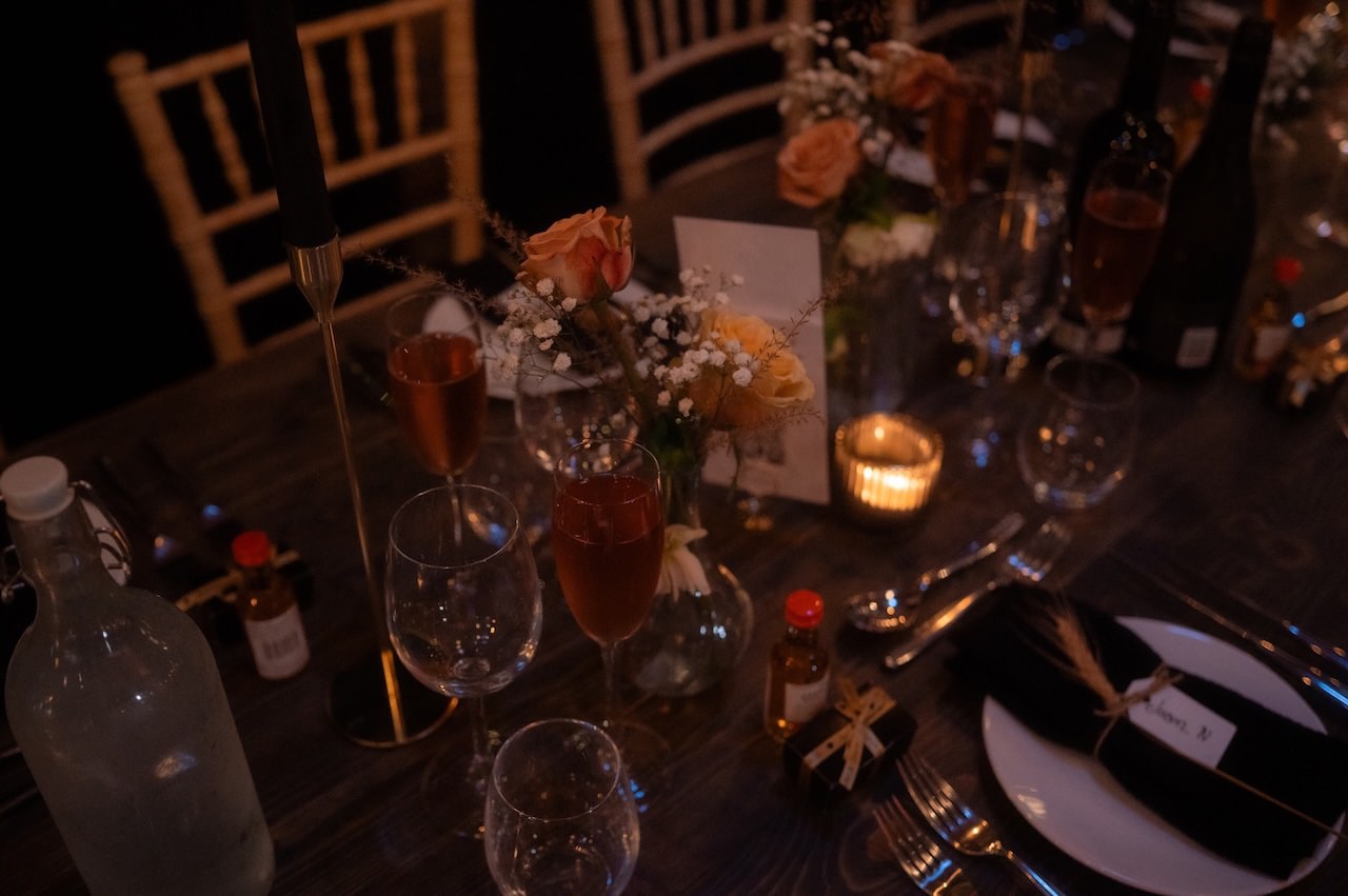 Perthshire Barn Wedding Venues - The Byre at Inchyra 39 The Byre at Inchyra Wedding Table Decor with candles