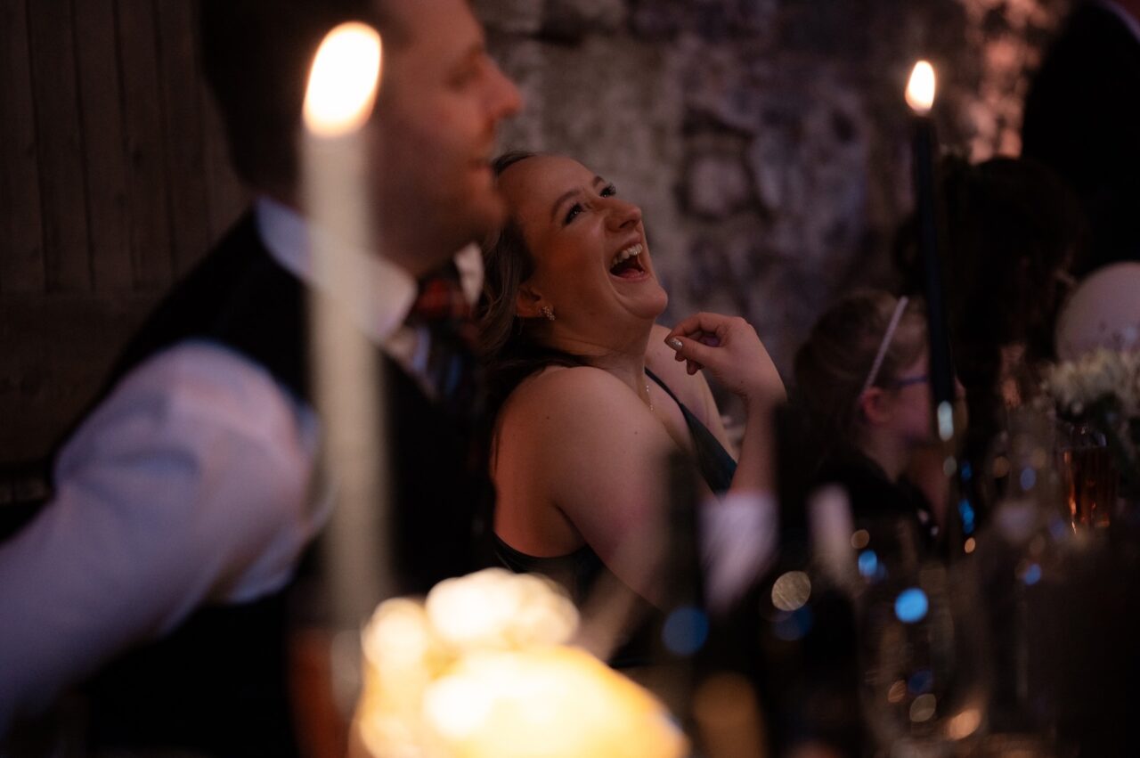 Perthshire Barn Wedding Venues - The Byre at Inchyra 42 The Byre at Inchyra Candle Wedding Night