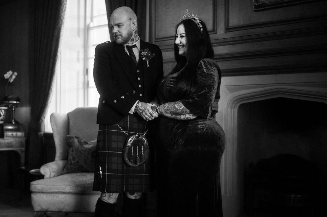 Cool, Alternative Elopement at Glenapp Castle, Scotland 13 Glenapp Castle Elopement Ceremony