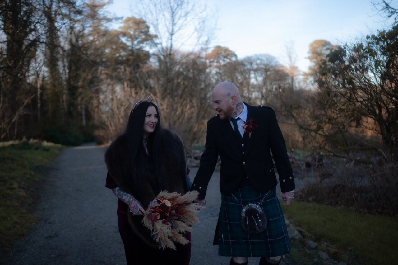 Cool, Alternative Elopement at Glenapp Castle, Scotland 27 Elopement at Glenapp Castle