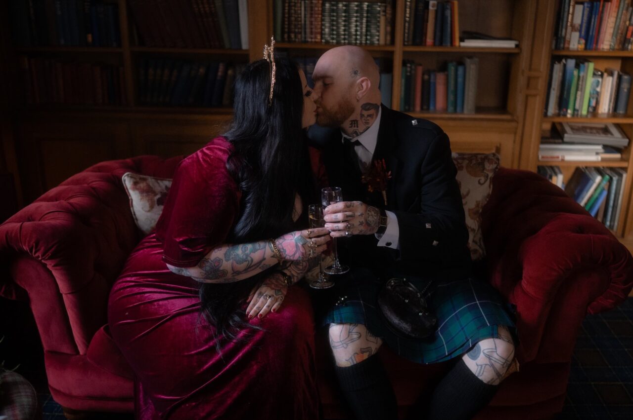 Cool, Alternative Elopement at Glenapp Castle, Scotland 35 Elopement at Glenapp Castle