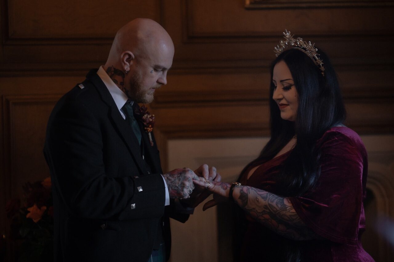 Cool, Alternative Elopement at Glenapp Castle, Scotland 11 Glenapp Castle Elopement Ceremony