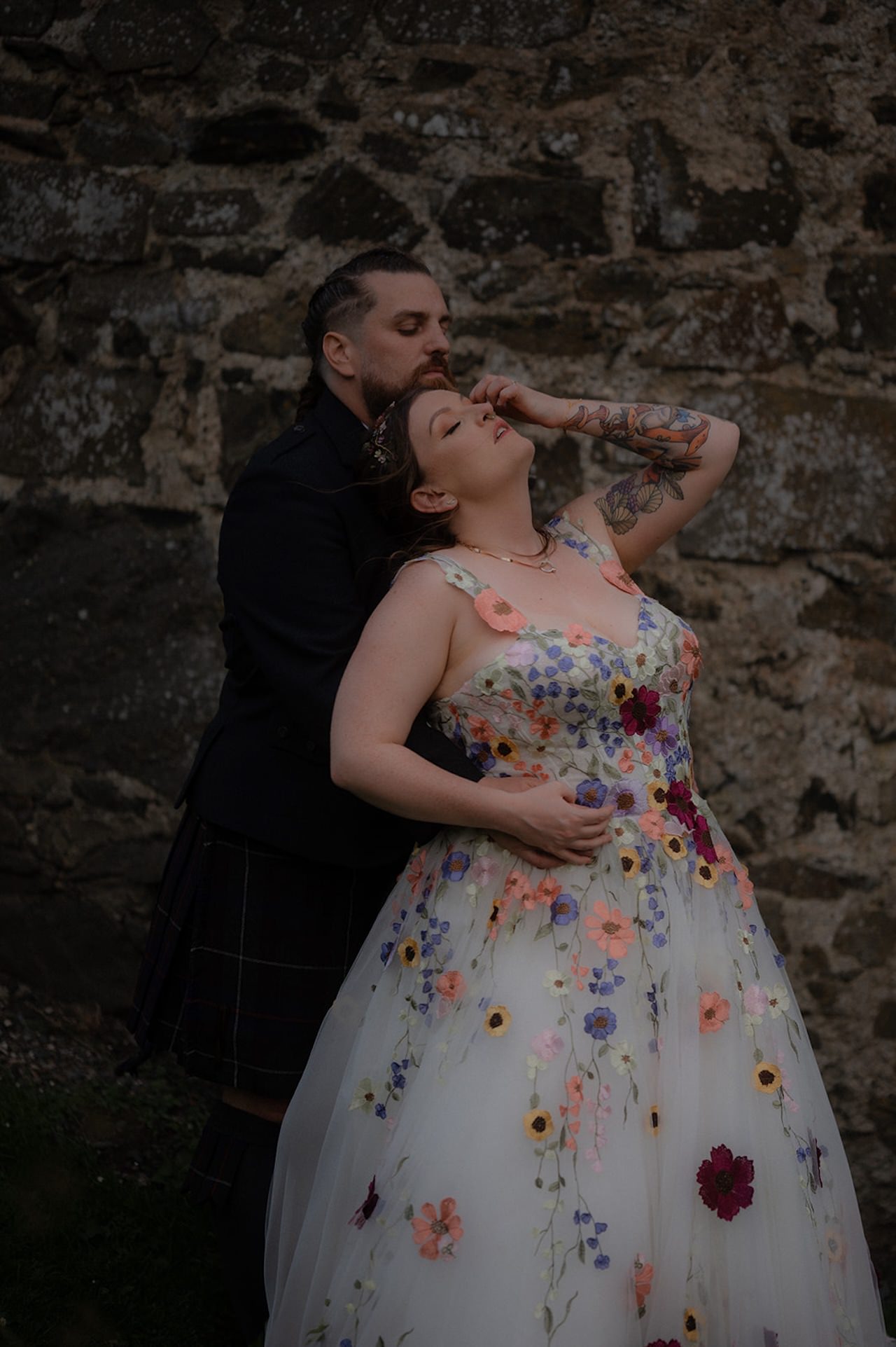 Neidpath Castle Wedding  Portrait Session