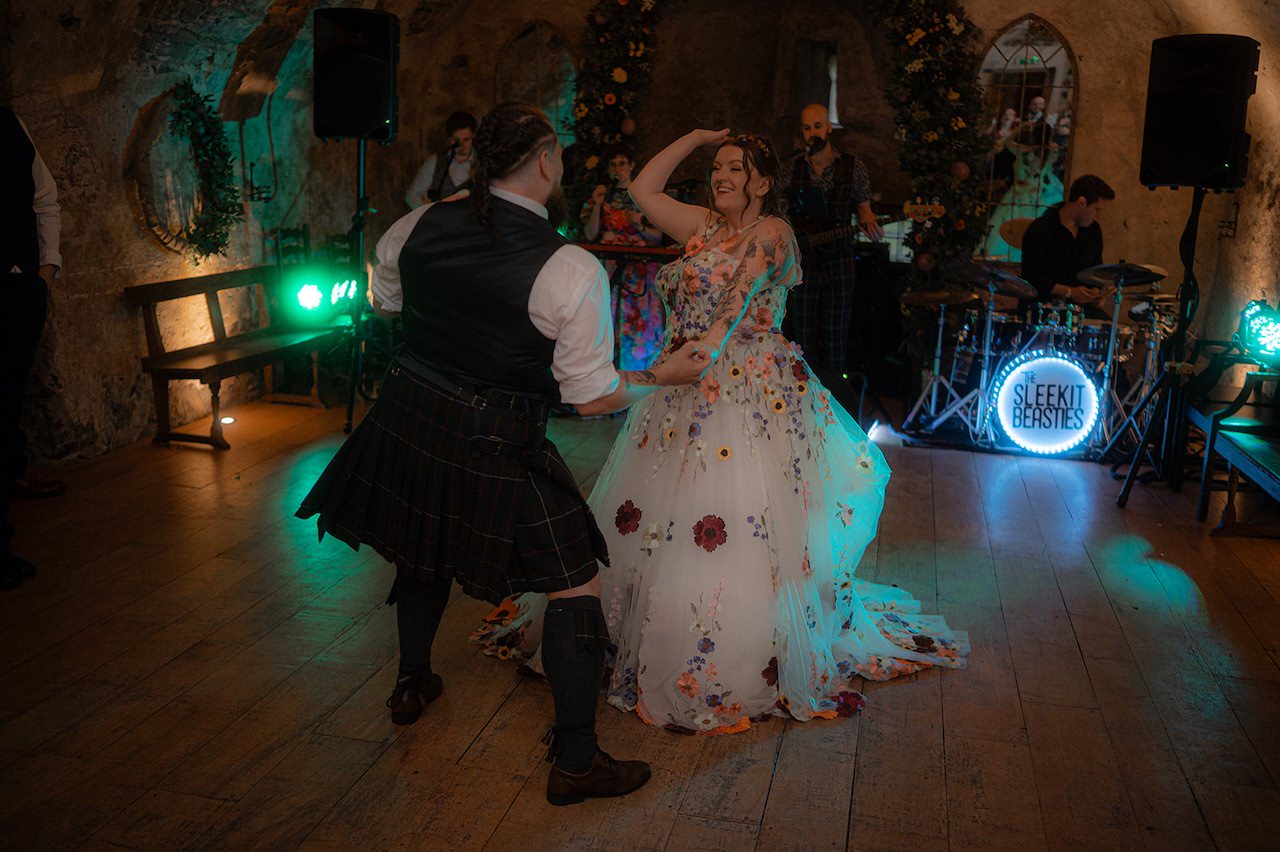 Neidpath Castle Wedding  First Dance