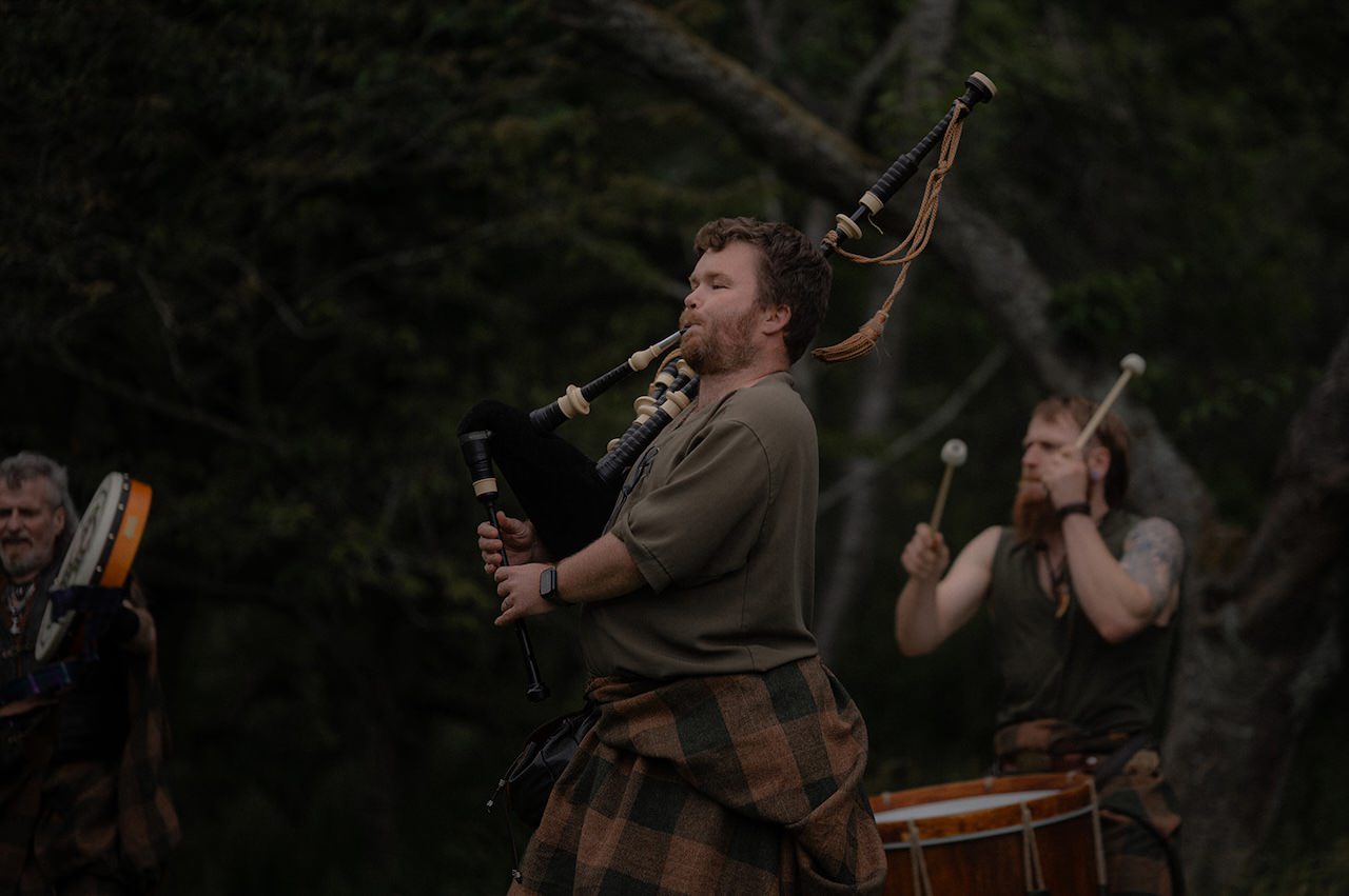 Neidpath Castle Clann An Drumma Tribal Music