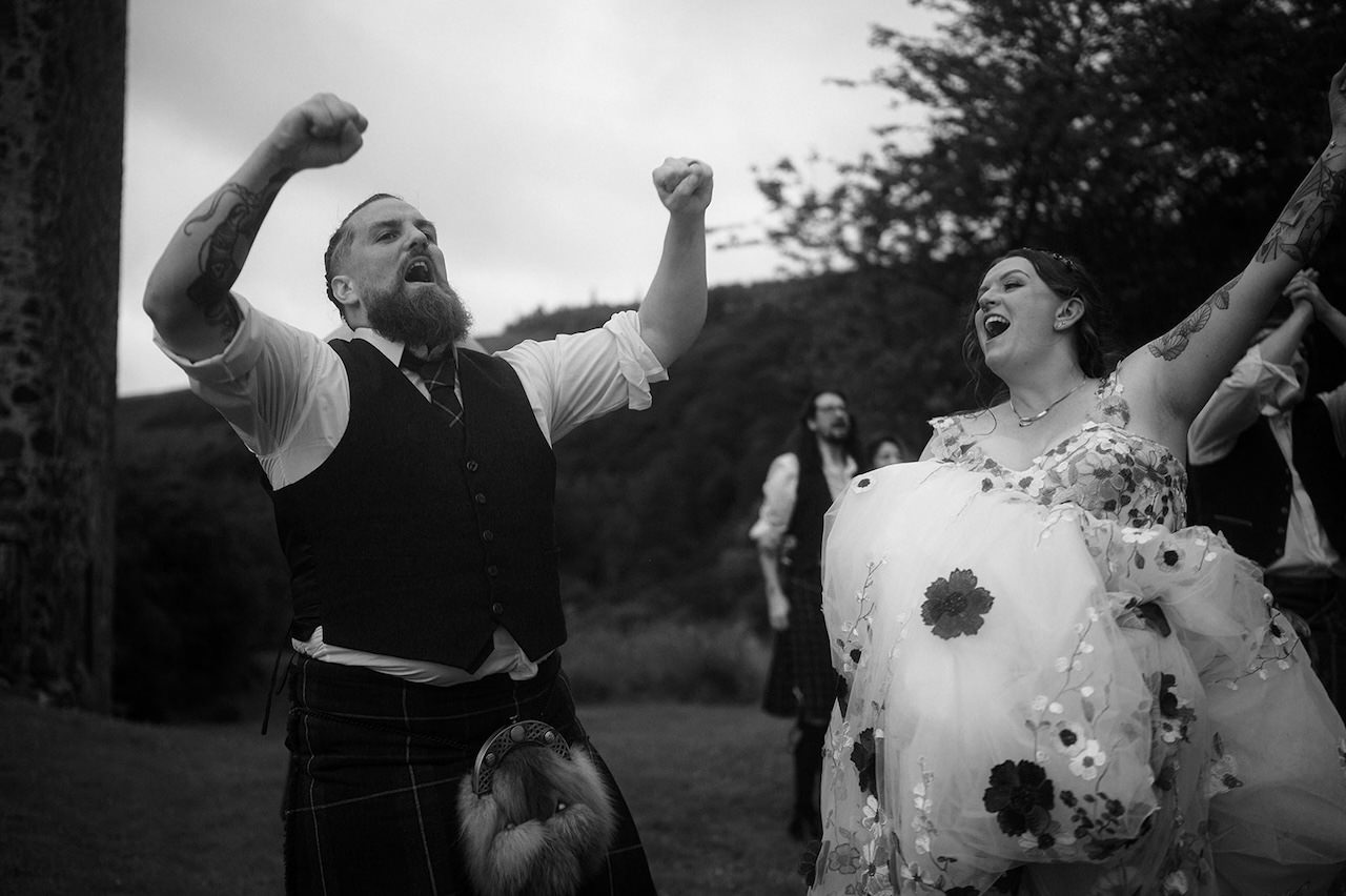 Neidpath Castle Wedding 653