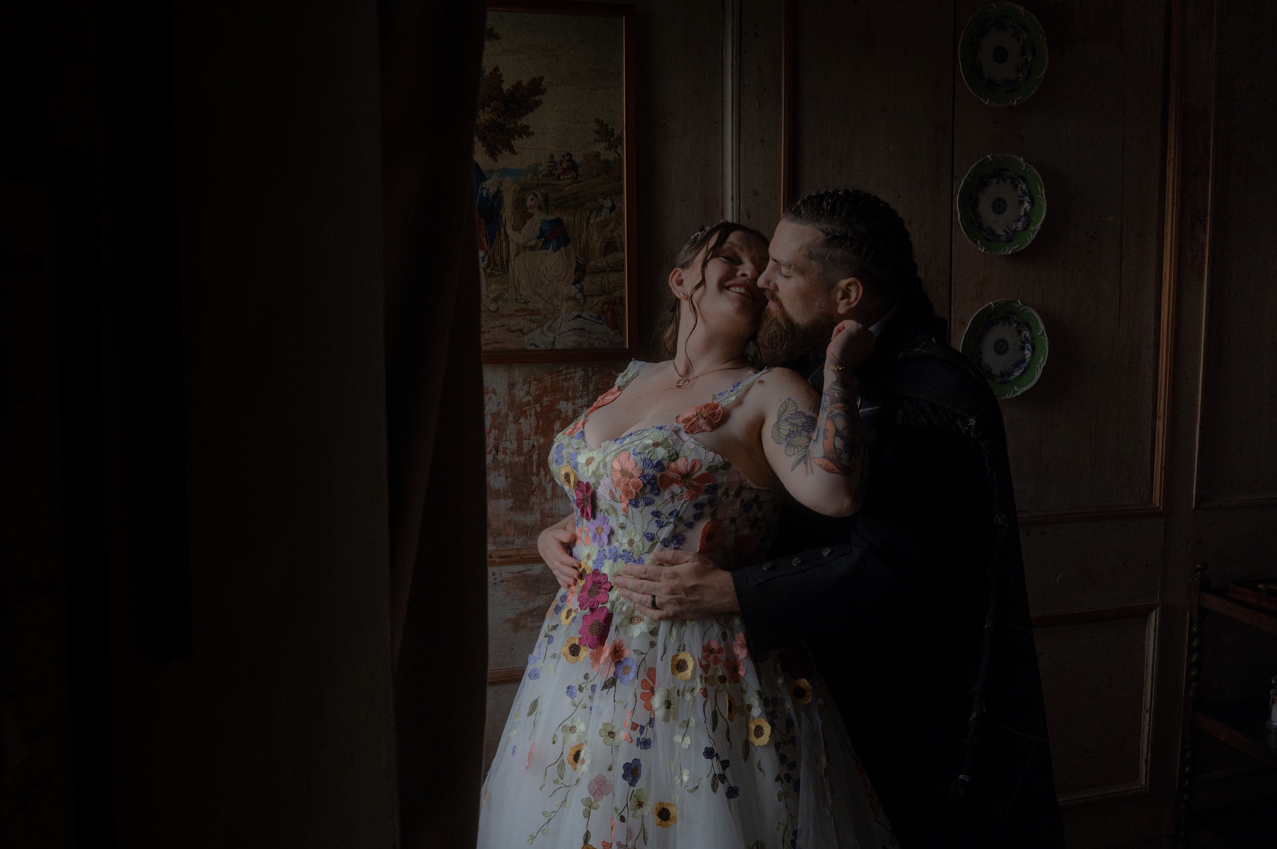 Neidpath Castle Wedding