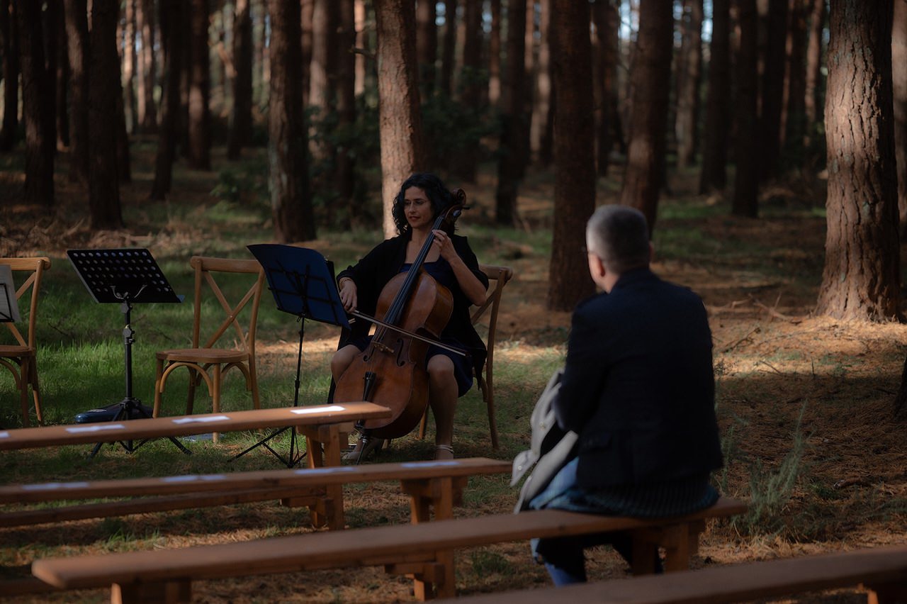 Wedding Ceremony In the Woods