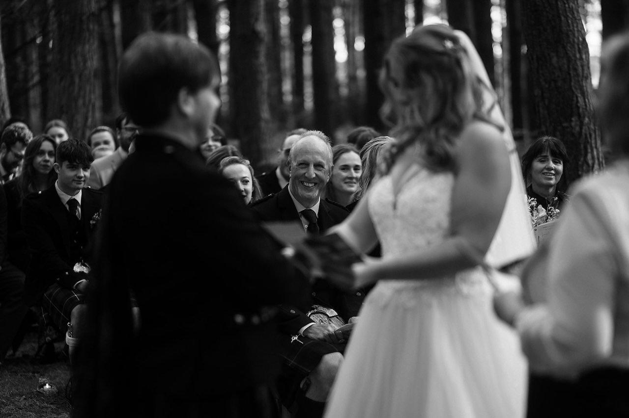 Harvest Moon Venue Woodland Wedding Ceremony