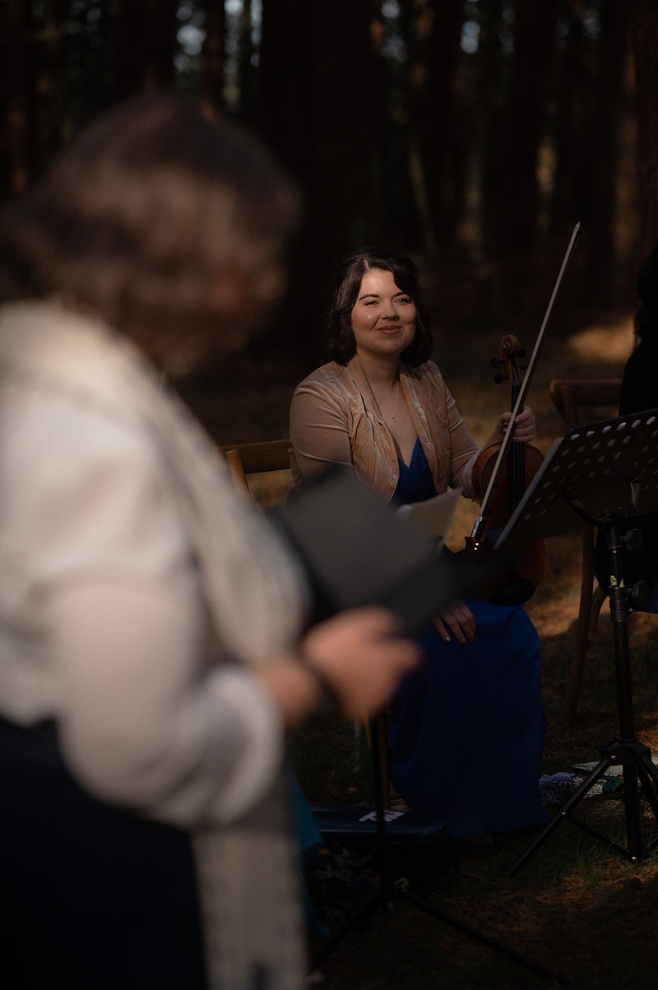 Wedding Ceremony in the woods