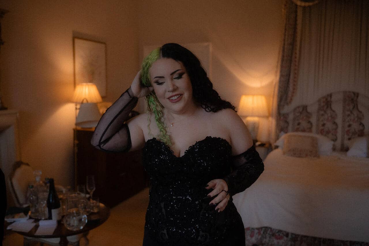 Gothic Style Wedding Bride