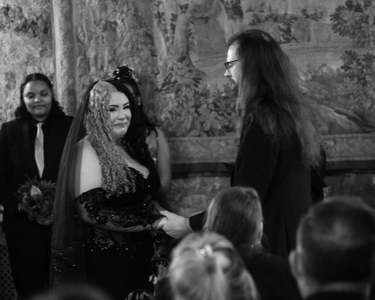 Dundas Castle Gothic Wedding Ceremony