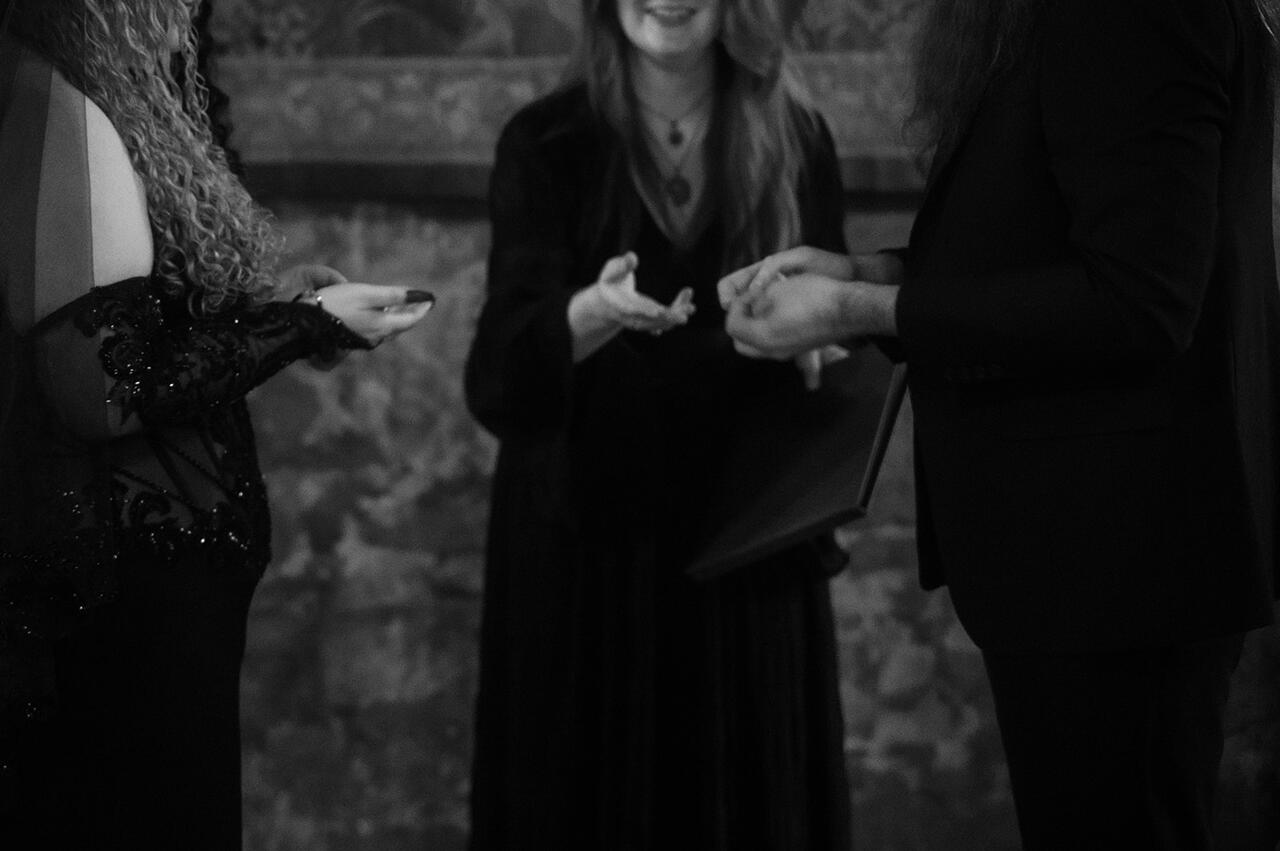 Dundas Castle Gothic Wedding Ceremony